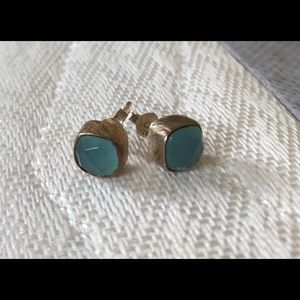 Turquoise stud earrings